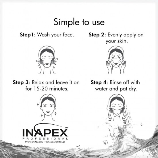 Inapex Professional D -TAN FACE PACK (500 g) Inapex Professional D -TAN FACE PACK (500 g)