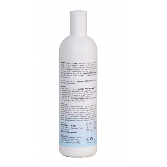 Inapex Professional KERATIN PROTEIN HAIR REPAIR SHAMPOO (500 ml) 
