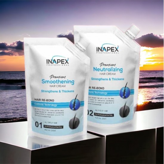 Inapex HAIR SMOOTHENING & NEUTRALIZER CREAM 500ML Inapex HAIR SMOOTHENING & NEUTRALIZER CREAM 500ML