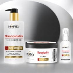 Inapex NANOPLASTIA SHAMPOO_MASK_SERUM Combo kit