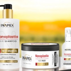Inapex NANOPLASTIA SHAMPOO_MASK_SERUM Combo kit