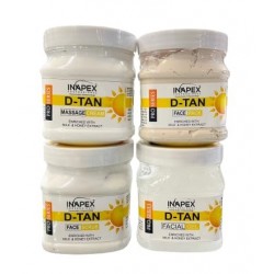 INAPEX Professional D Tan Pro-series Cream+Scrub+Gel+Pack Facial Kit Set  (4 x 500 g)