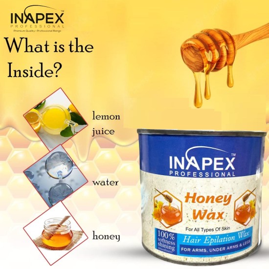 Inapex Professional HAIR REMOVAL HONEY WAX (600ml) Inapex Professional HAIR REMOVAL HONEY WAX (600ml)